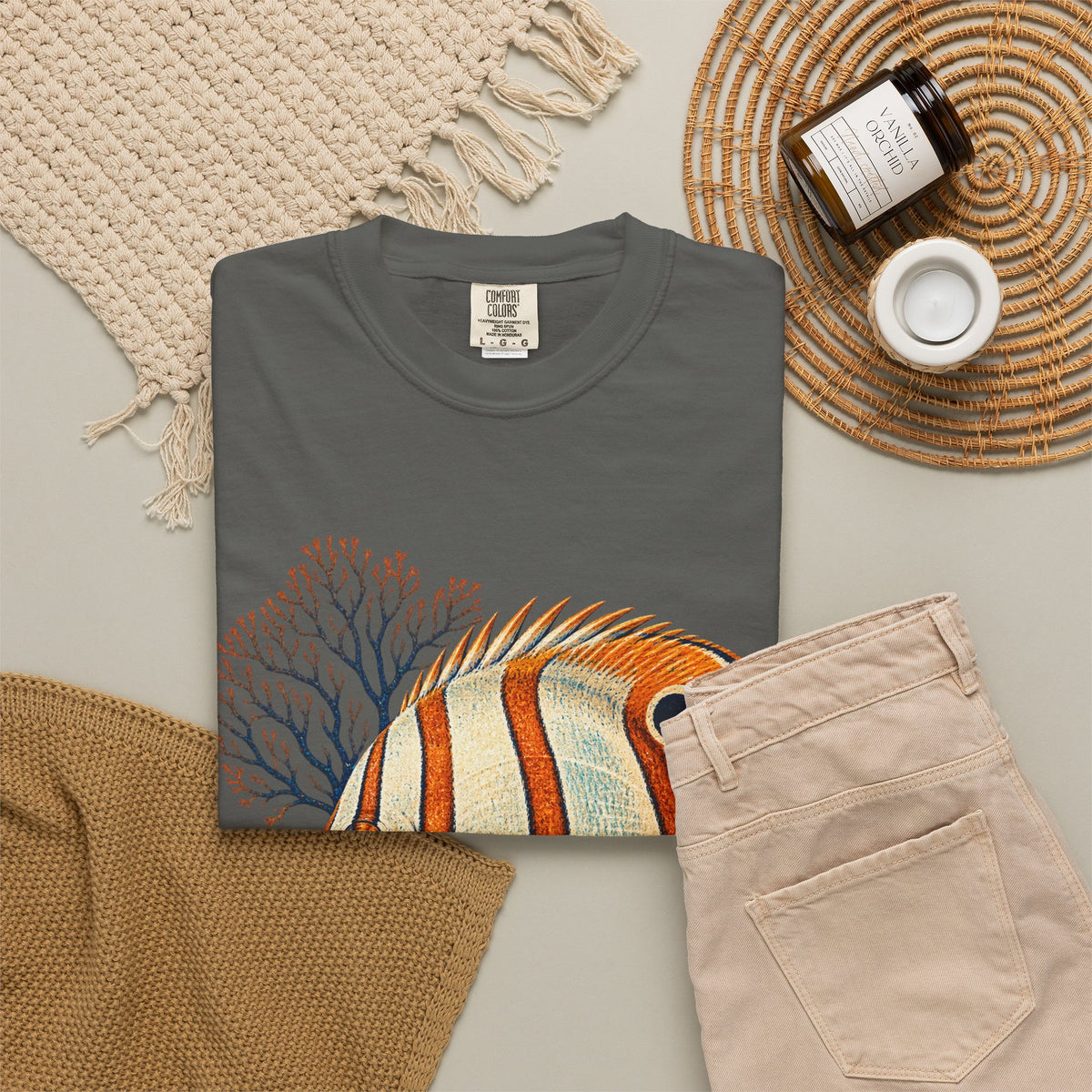 Copperband Butterflyfish Reef Tee Coral Reef Saltwater Aquarium Tropical Fish Shirt