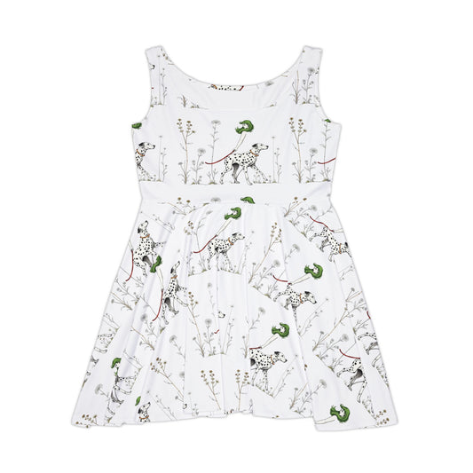 Dalmatian Skater Dress (AOP)