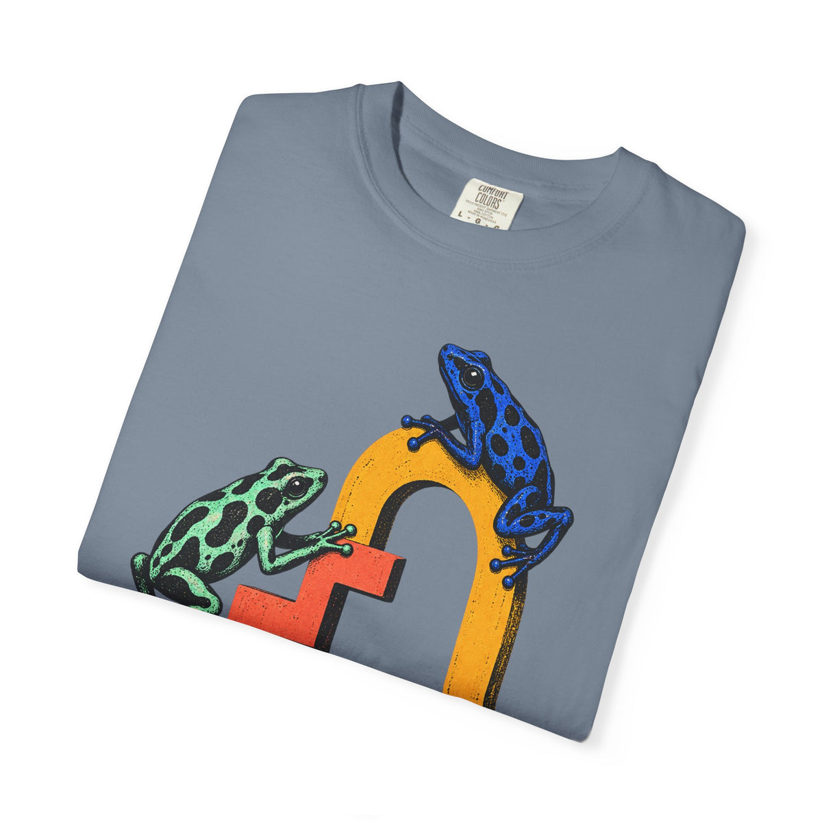 Poison Dart Frogs Stairs Checkered Dome Tee Geometric Arch Frog Wildlife Shirt