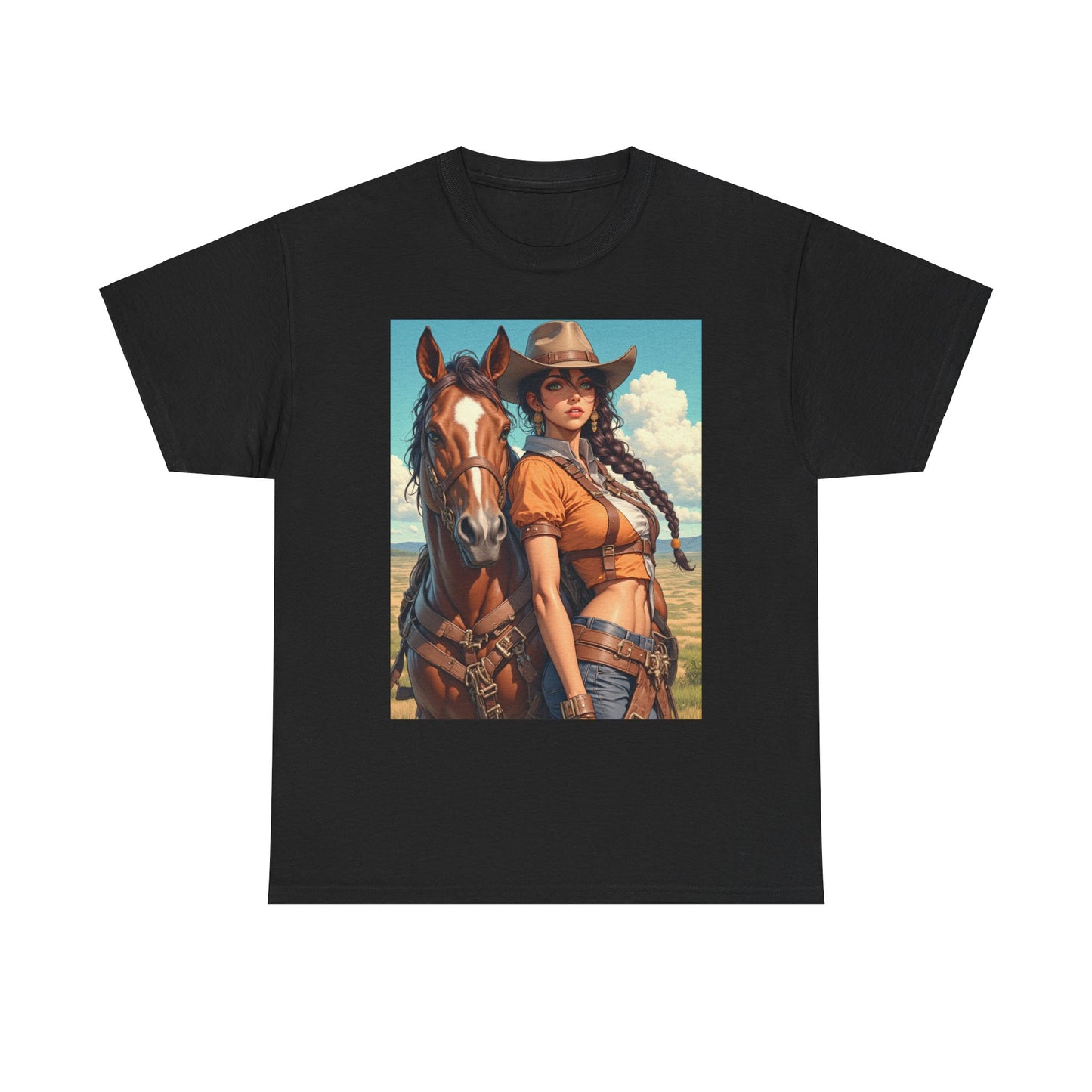 Cowgirl Unisex Heavy Cotton Tee