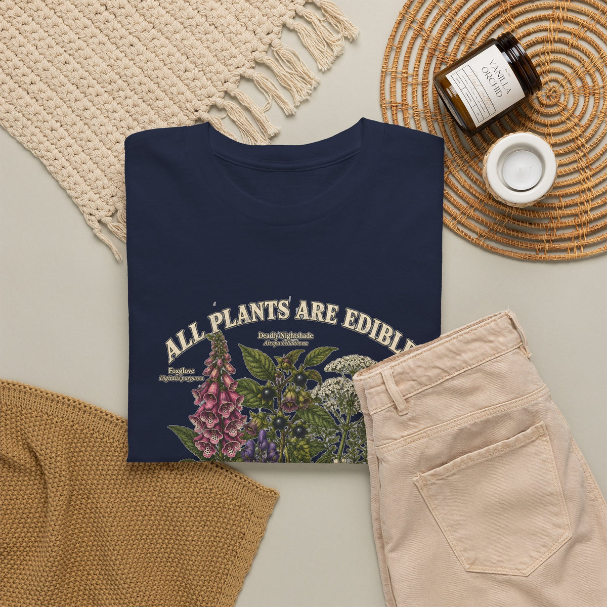 All Plants Are Edible Some Only Once T-Shirt Funny Poisonous Botanical Tee