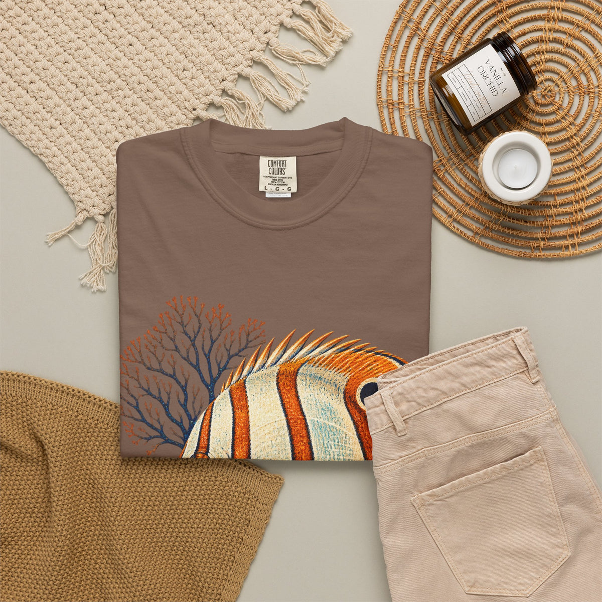Copperband Butterflyfish Reef Tee Coral Reef Saltwater Aquarium Tropical Fish Shirt