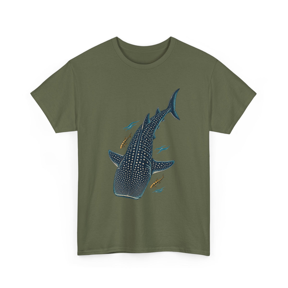 Whale Shark Pilot Fish T-Shirt Ocean Spotty Shark Tee