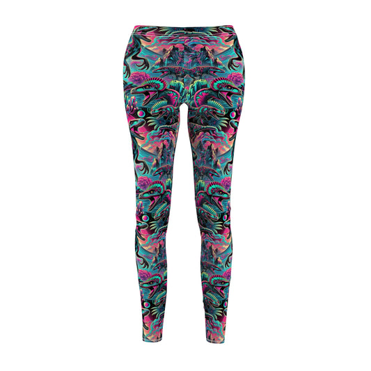 Women's Cut & Sew Casual Leggings (AOP)